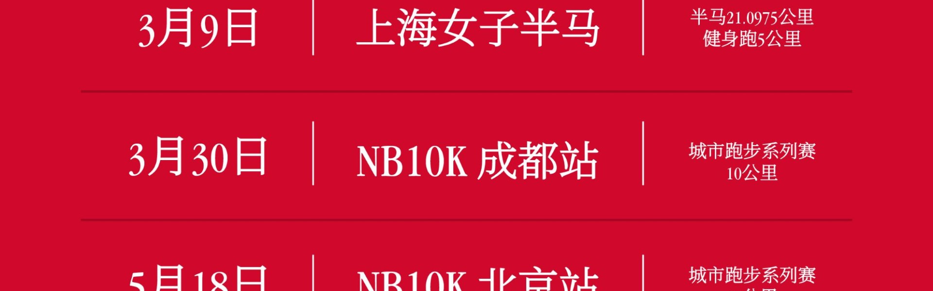 DB电子官网你的主场，到你上场——New Balance 2025年跑步赛事日历重磅发布